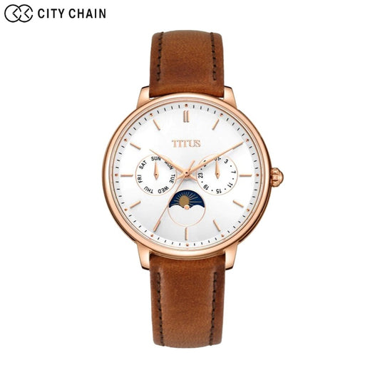 City Chain Titus Moon Phase Watch