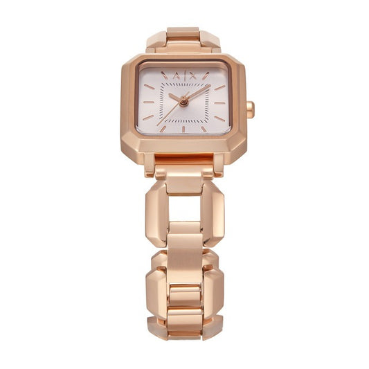 Armani Exchange Women's Rose Gold Square Watch