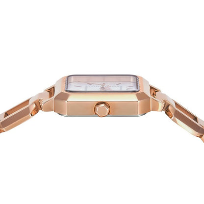 Armani Exchange Women's Rose Gold Square Watch